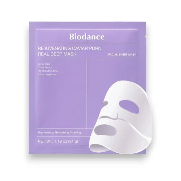 Biodance – Rejuvenating Caviar PDRN Real Deep Mask - lakštinė veido kaukė (1 vnt.)