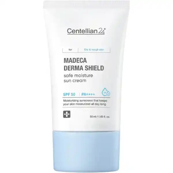 Centellian24 – Madeca Derma Shield Safe Moisture SPF50+ PA++++ kremas nuo saulės (50 ml)