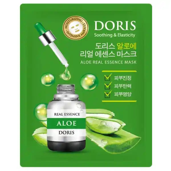 DORIS – Aloe Real Essence Mask - lakštinė veido kaukė (1 vnt.)