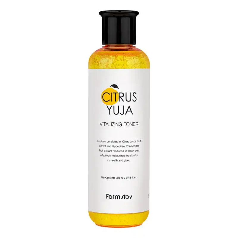Farmstay – Citrus Yuzu Vitalizing Toner Emulsion - veido tonikas (280 ml)