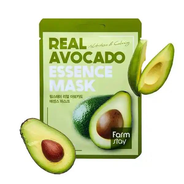 Farmstay – Real Avocado Essence Mask - lakštinė veido kaukė (1 vnt.)