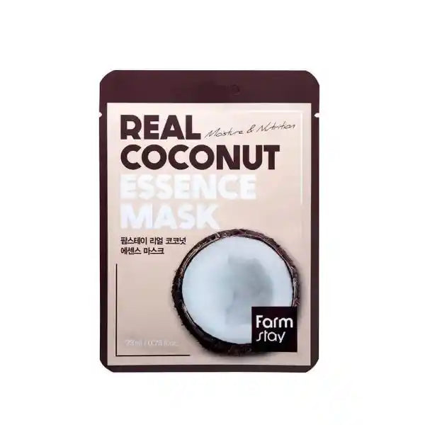 Farmstay – Real Coconut Essence Mask - lakštinė veido kaukė (1 vnt.)