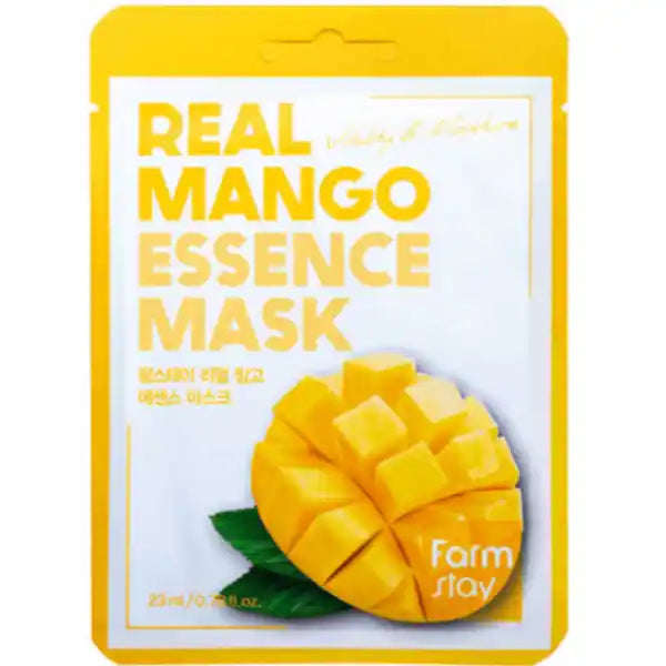 Farmstay – Real Mango Essence Mask - lakštinė veido kaukė (1 vnt.)