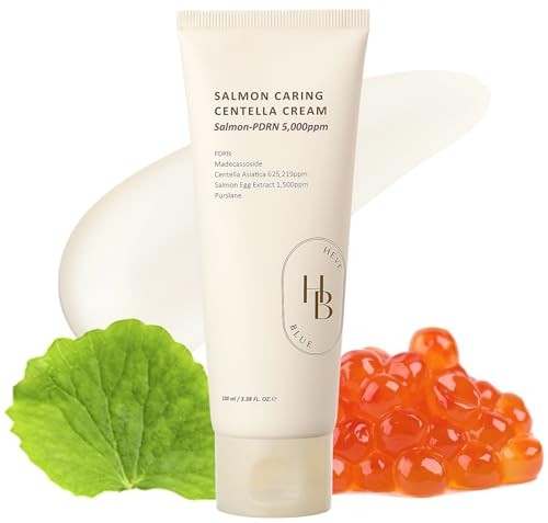 HEVEBLUE – Salmon Caring Centella Cream - veido kremas (100 ml)