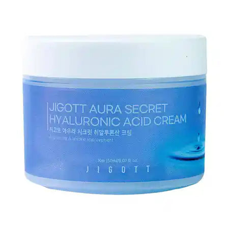 Jigott – Aura Secret Hyaluronic Acid Cream - drėkinamasis veido kremas (150 ml)