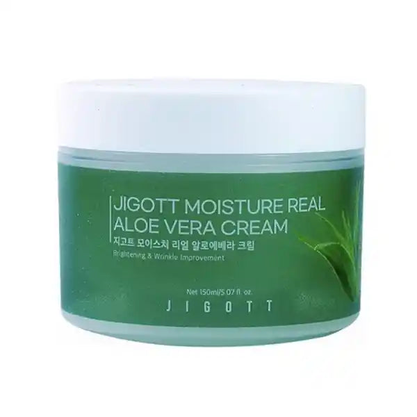 Jigott – Moisture Real Aloe Vera Cream - drėkinamasis kremas (150 ml)