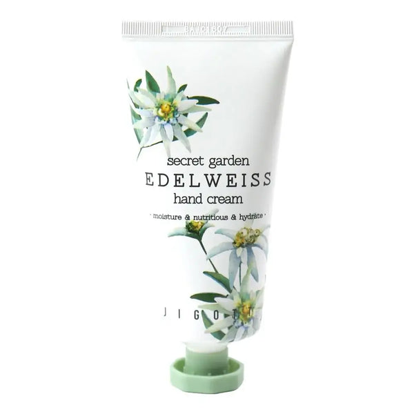 Jigott Secret Garden Edelweiss rankų kremas (100 ml)