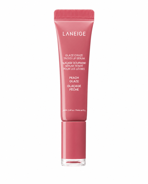 LANEIGE - Peach Glaze Craze Tinted Lip Serum Peach Glaze - Lūpų blizgis (12 g)