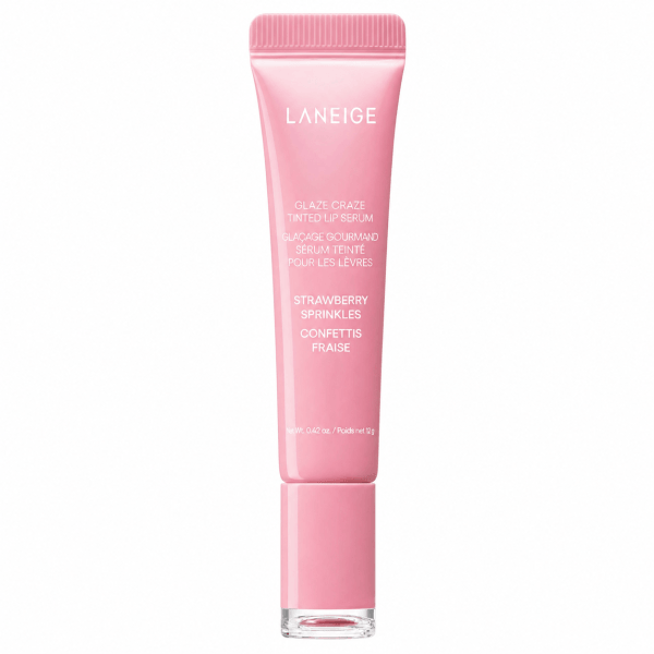 LANEIGE - Strawberry Sprinkles Glaze Craze Tinted Lip Serum - Lūpų blizgis (12 g)