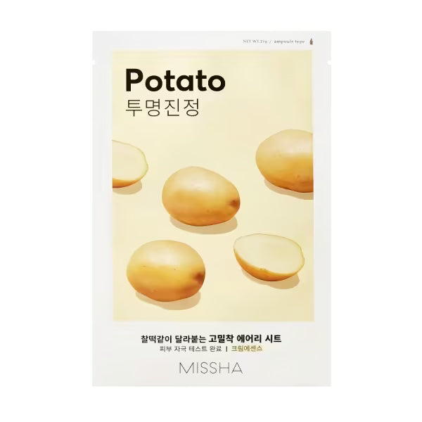 Missha - Airy Fit Sheet Mask Potato - lakštinė veido kaukė (1 vnt.)