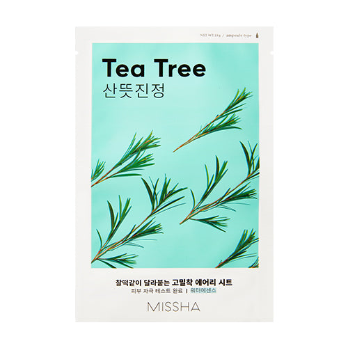 Missha - Airy Fit Tea Tree - lakštinė veido kaukė (1 vnt.)
