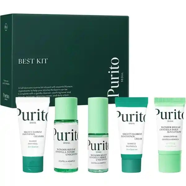 PURITO Seoul Best Kit - veido odos priežiūros rinkinys
