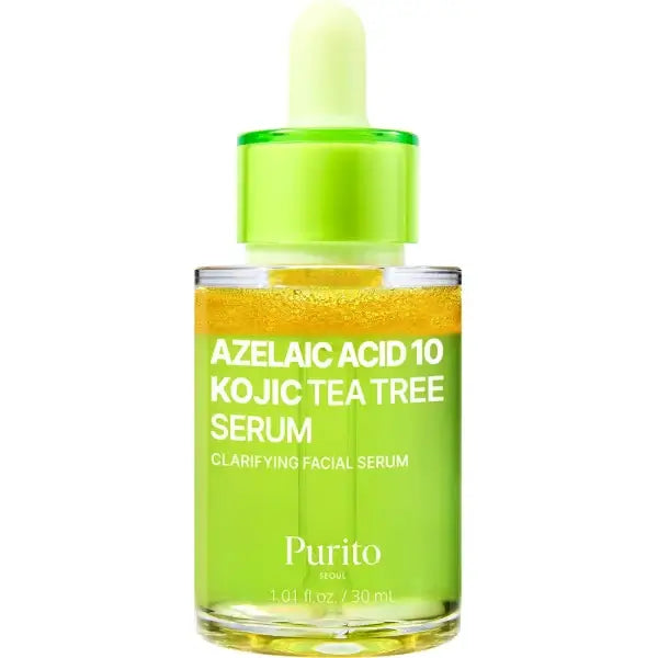 PURITO Azelaic Acid 10 Kojic Tea Tree veido serumas (30 ml)