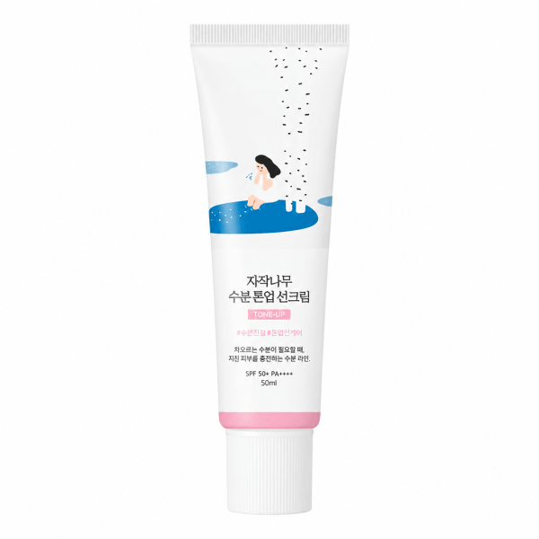 Round Lab - Birch Moisture Tone-Up Sunscreen - kremas nuo saulės (50 ml)