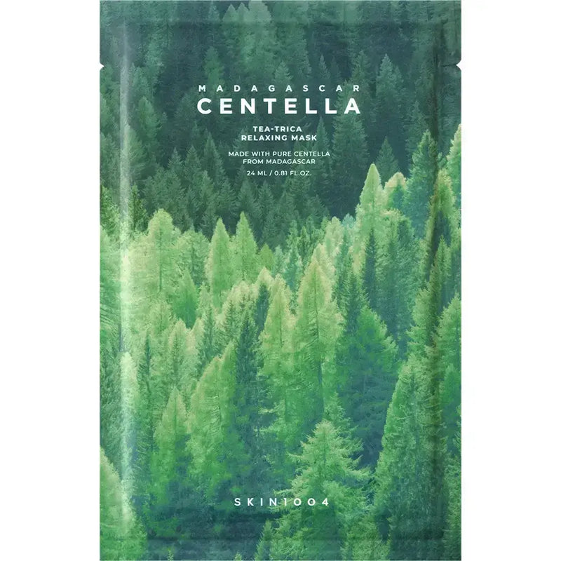 SKIN1004 – Madagascar Centella Tea-Trica Relaxing Mask - lakštinė veido kaukė (1 vnt.)