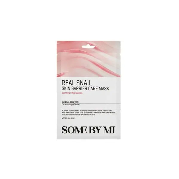 SOME BY MI – Real Snail Skin Barrier Care Mask - lakštinė veido kaukė (1 vnt.)