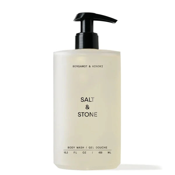 Salt & Stone - Bergamot & Hinoki - kūno prausiklis (450 ml)
