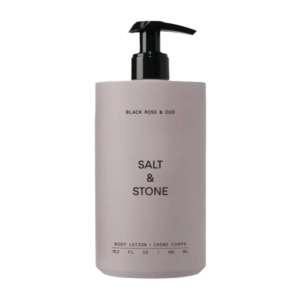 Salt & Stone - Black Rose & Oud - kūno kremas (450 ml)